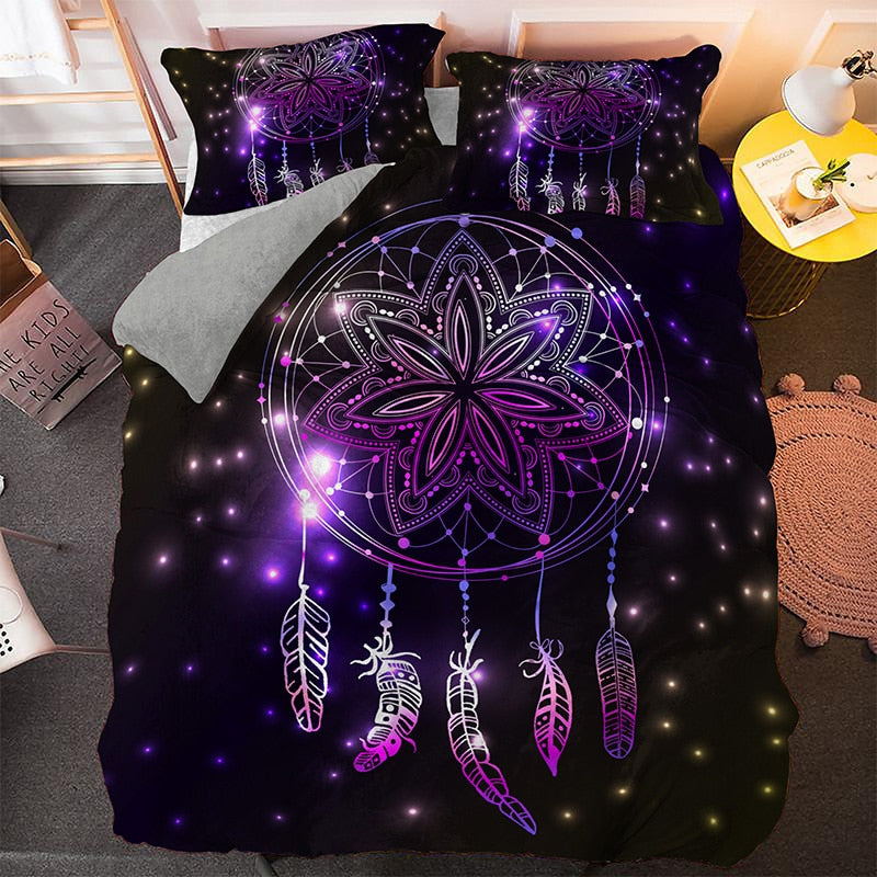 Capa De Edredom Beauty Night Dream Catcher