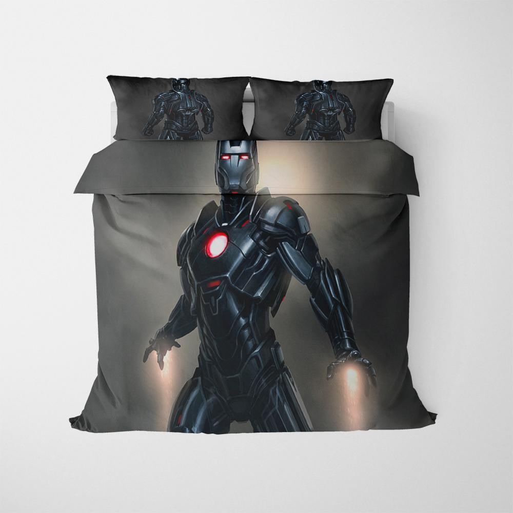 Capa De Edredom Vingadores Homem De Ferro Armadura Negra