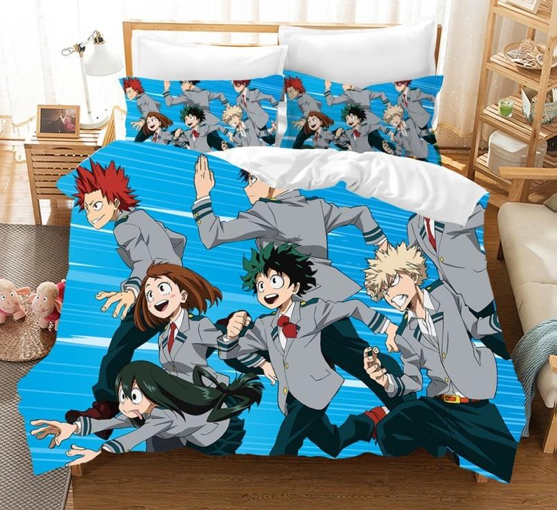 Capa De Edredon Azul My Hero Academia Alunos Do Segundo Ano