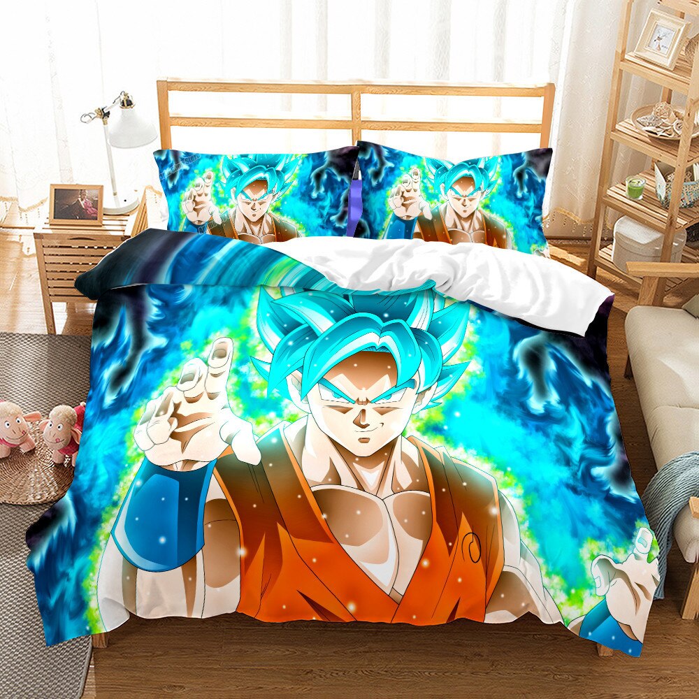 Capa De Edredon Dragon Ball Blue Flames Vegeto