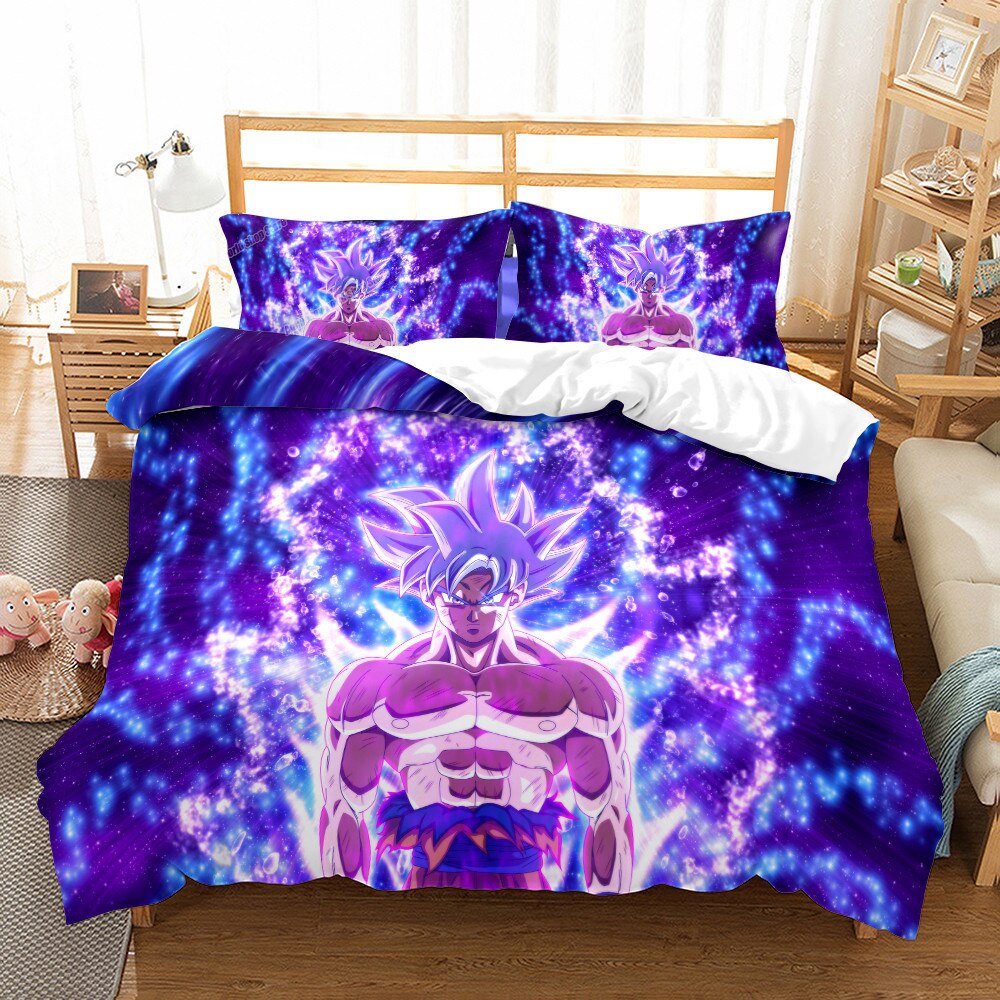 Capa De Edredon Dragon Ball Roxa