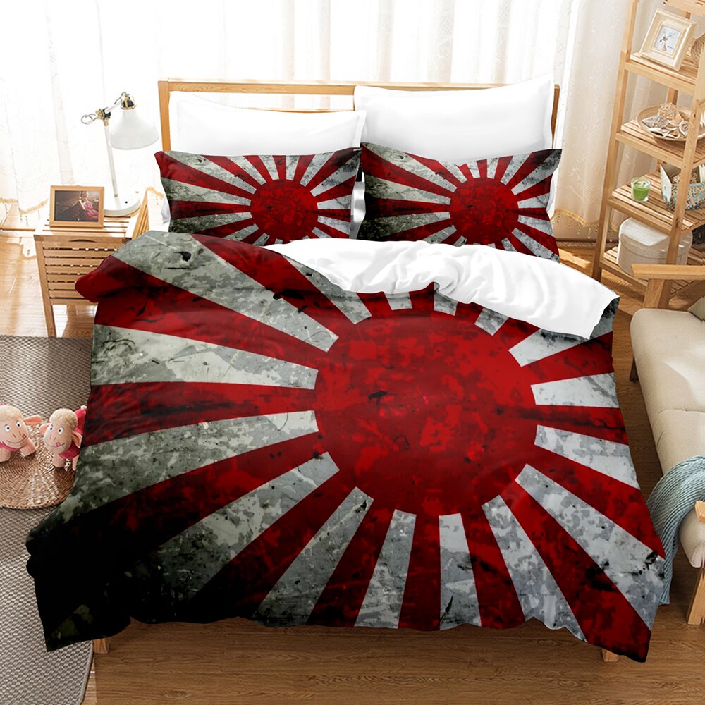 Capa De Edredom Com Bandeira Do Japão Kyokujitsuki