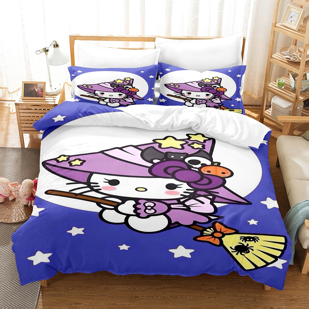 Capa De Edredon Hello Kitty Witch
