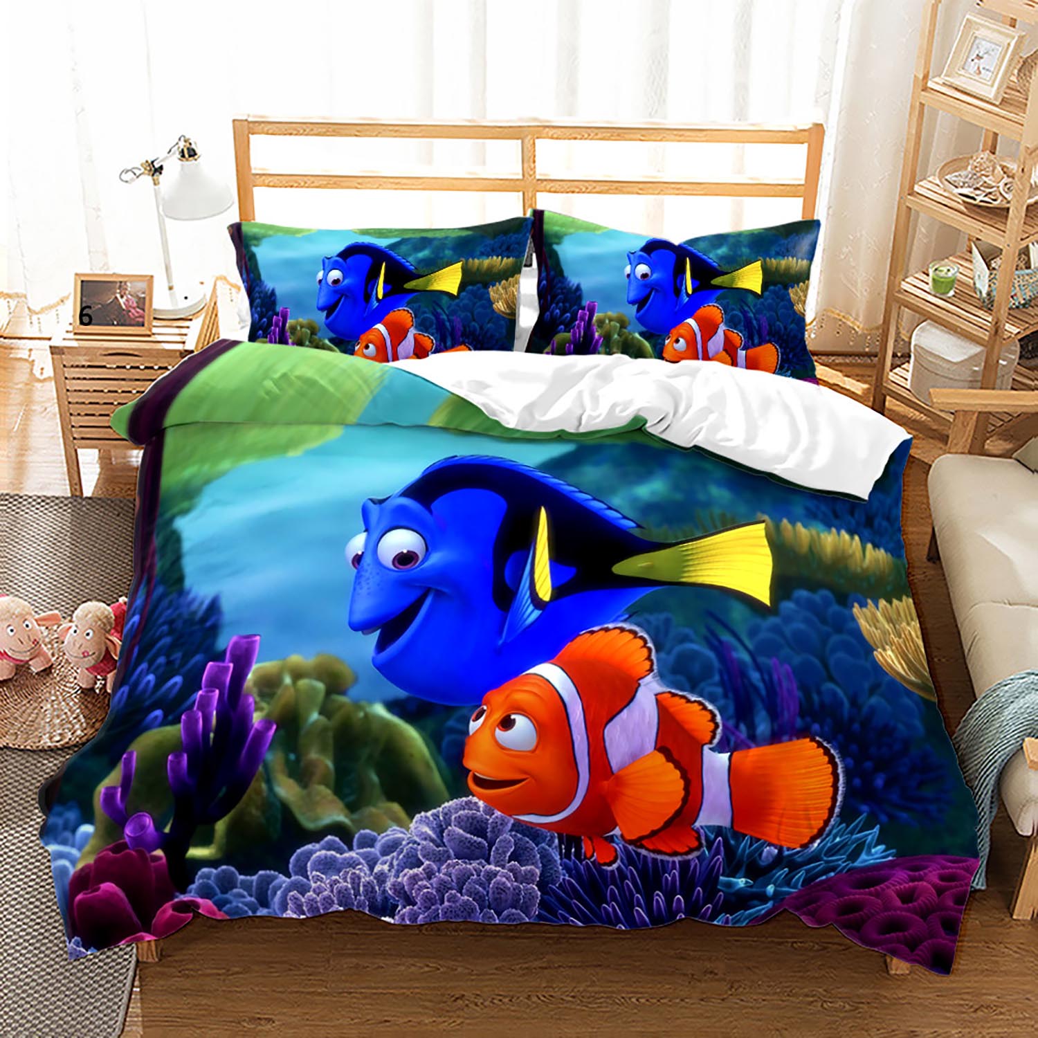Capa De Edredon Marinheiro E Dory