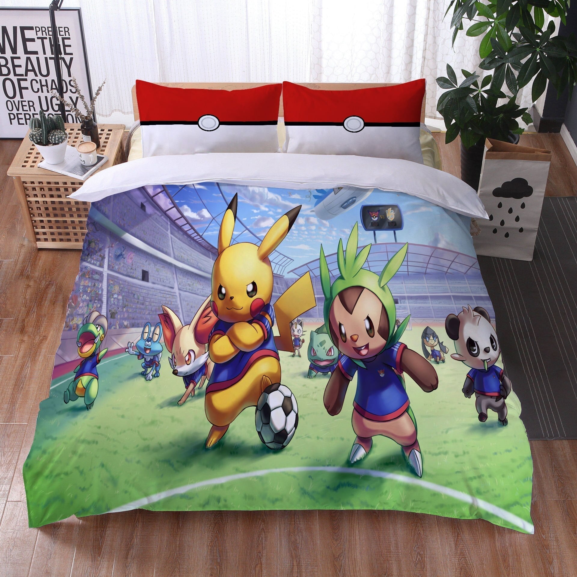 Capa De Edredom De Futebol Pokemon Play