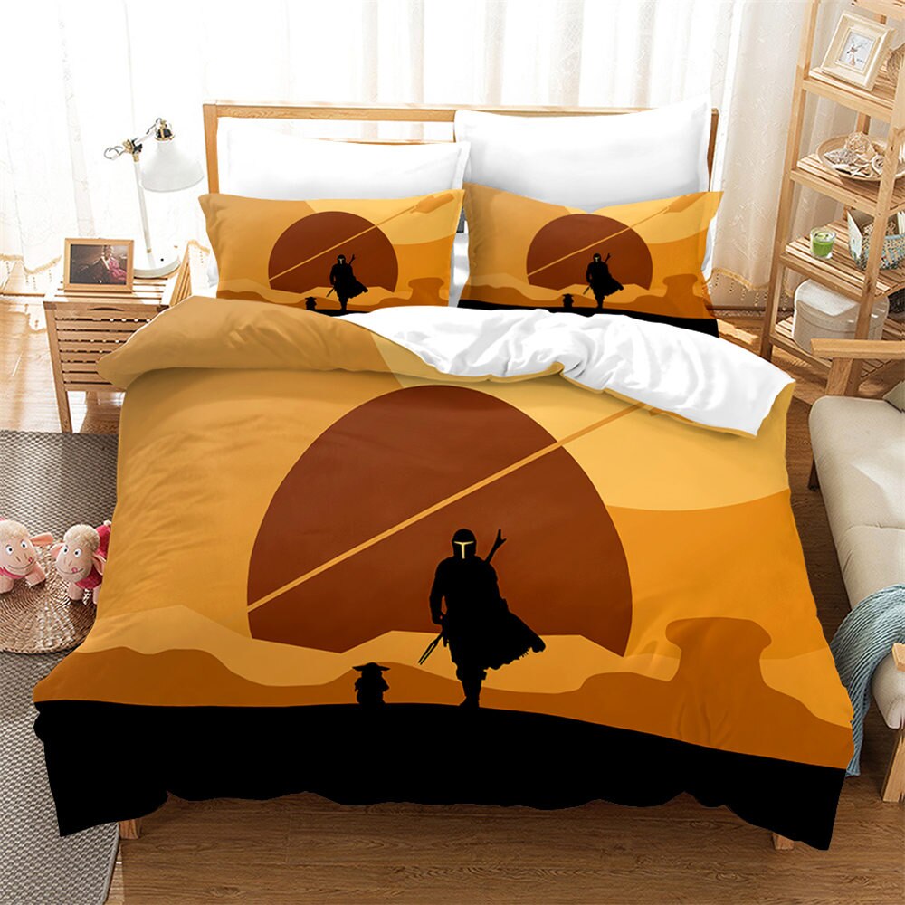 Capa De Edredom Star Wars The Mandalorian Drawing