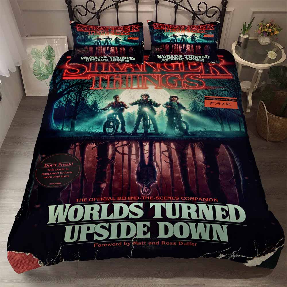 Capa De Edredom Com Pôster De Stranger Things