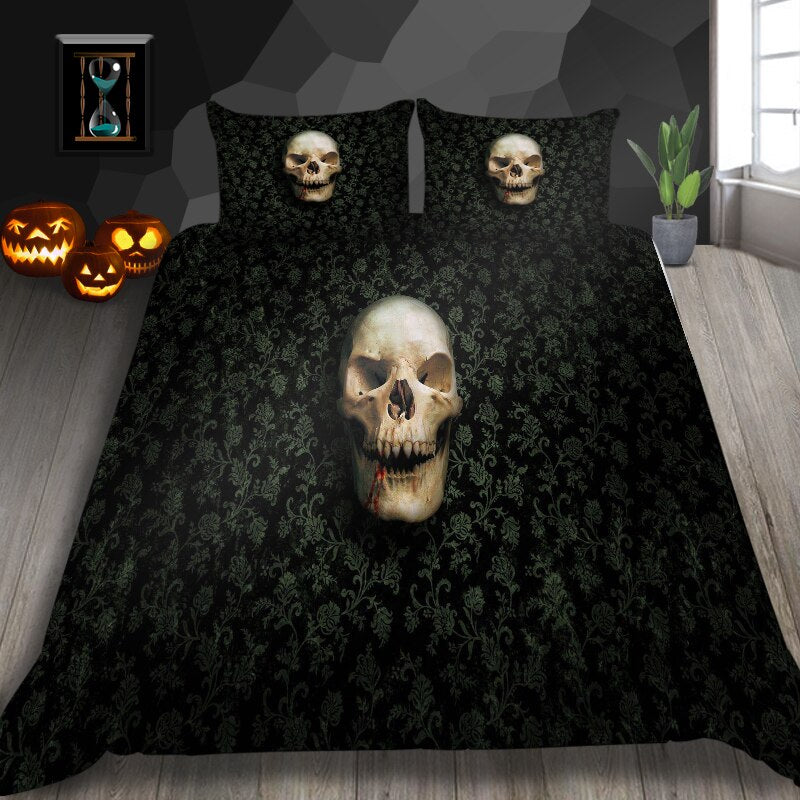 Capa De Edredom De Caveira