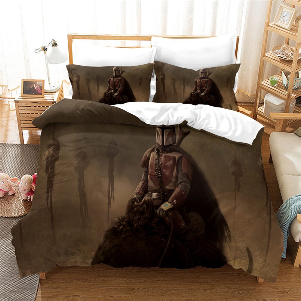 Capa De Edredom The Mandalorian Brown