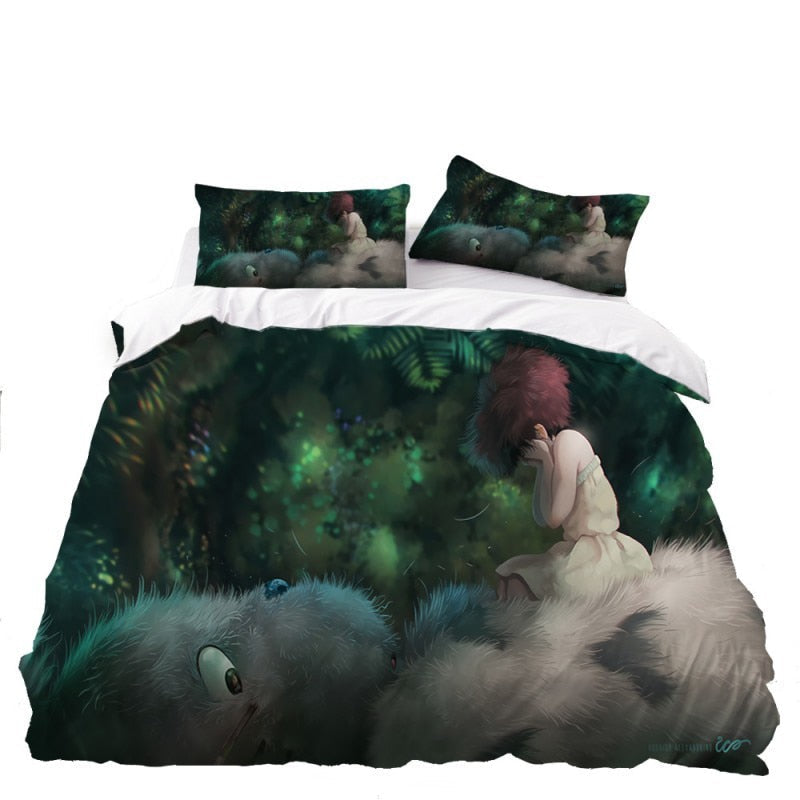 Capa De Edredom Totoro E Satsuki