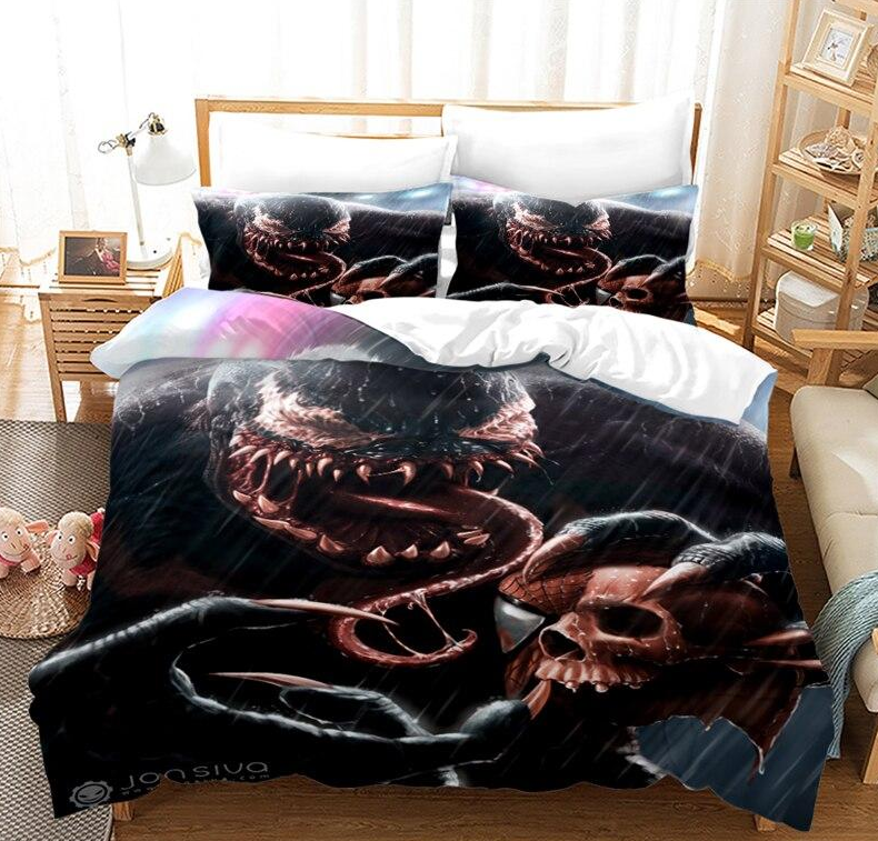 Capa De Edredom Venom Skull