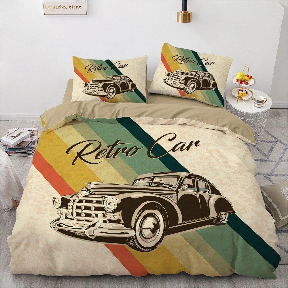 Capa De Edredom Vintage Retrô Para Carro