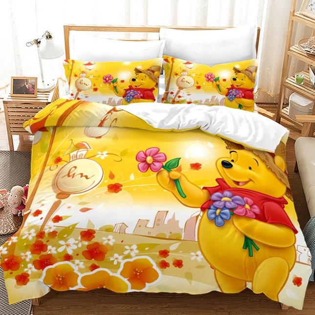 Capa De Edredom Winnie The Pooh Flowers