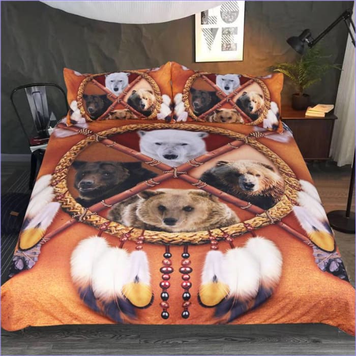 Capa De Edredom De Animais Selvagens Apanhador De Sonhos