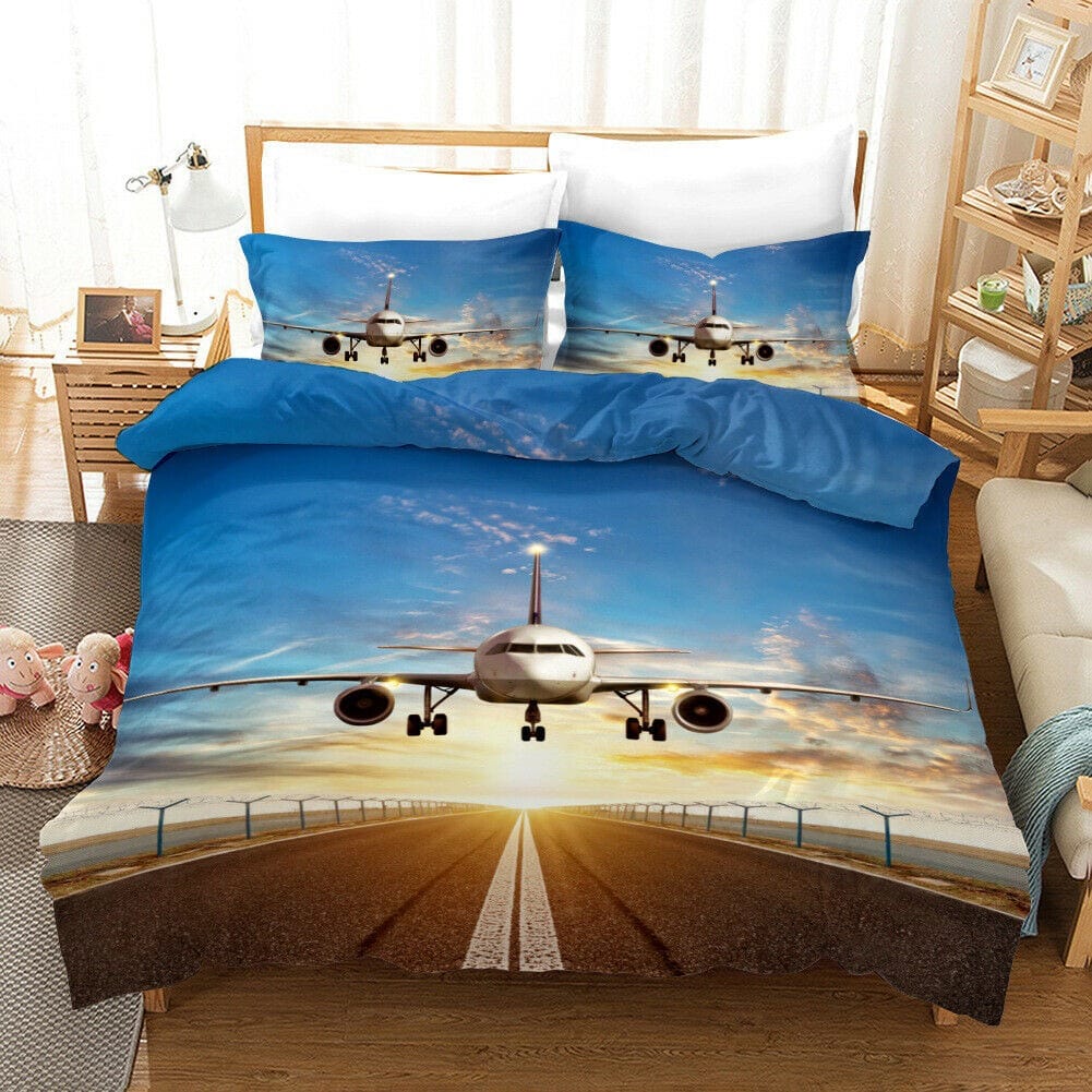 Capa De Edredom De Avião