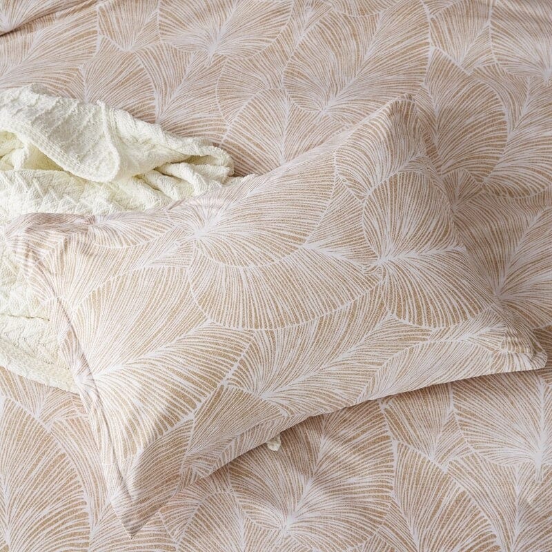 Capa De Edredon Padrão Bege