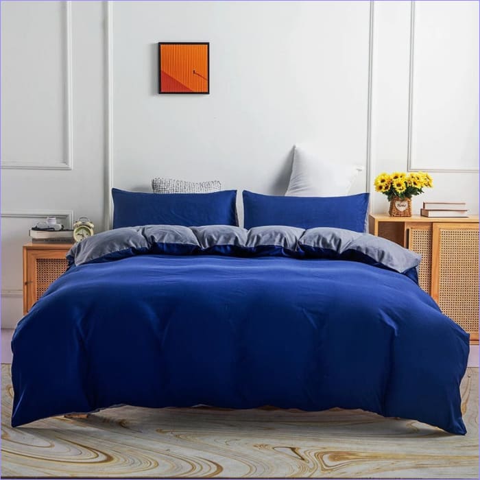 Capa De Edredon Azul Índigo