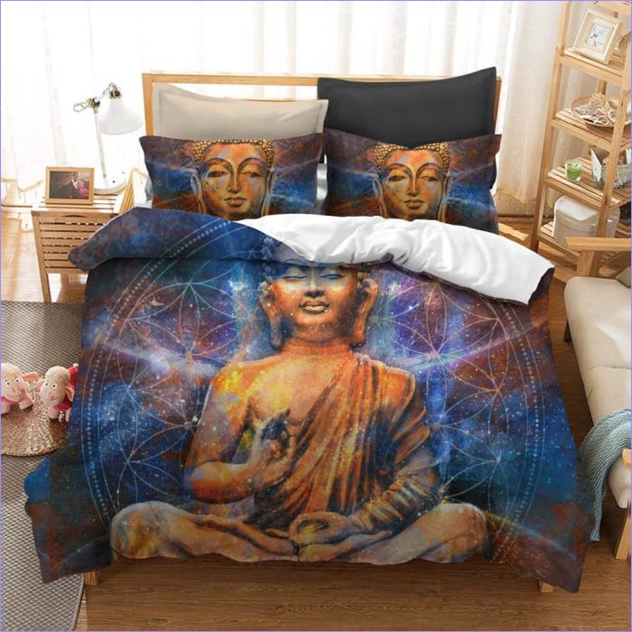 Capa De Edredon Galaxy Buddha