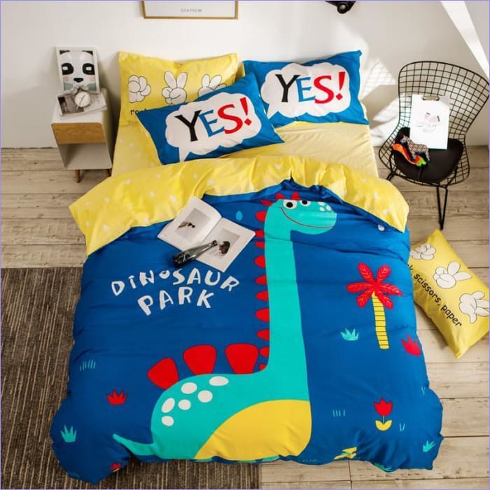 Capa De Edredom Dinossauro 140 X 200