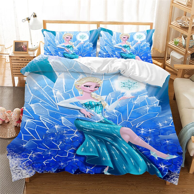 Capa De Edredon Elsa On Her Frozen Throne