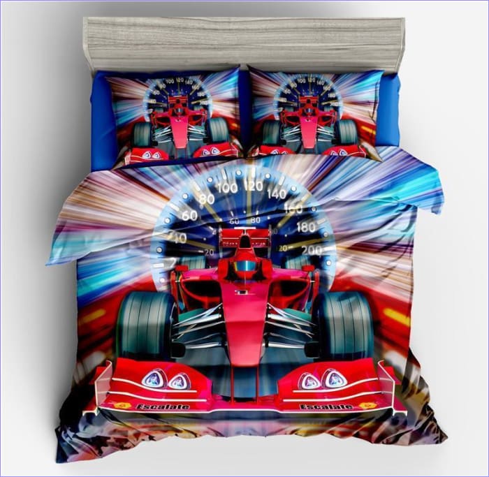 Capa De Edredon Infantil Para Carros De F1
