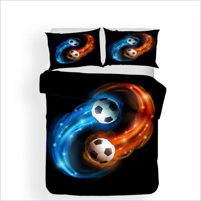 Capa De Edredom Yin & Yang De Futebol