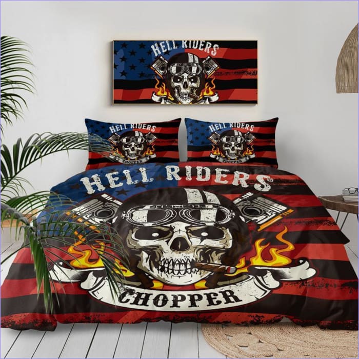 Capa De Edredon Hell Riders