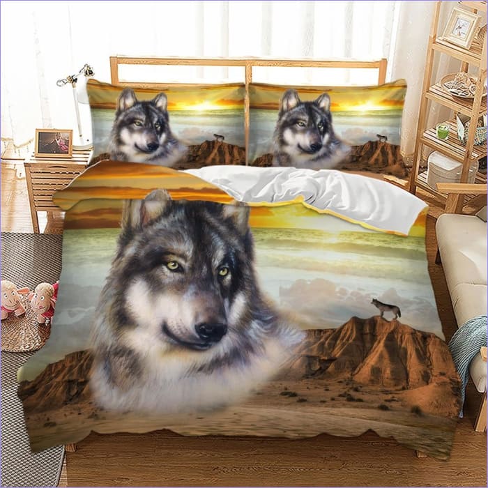 Capa De Edredom Wildwest Wolf