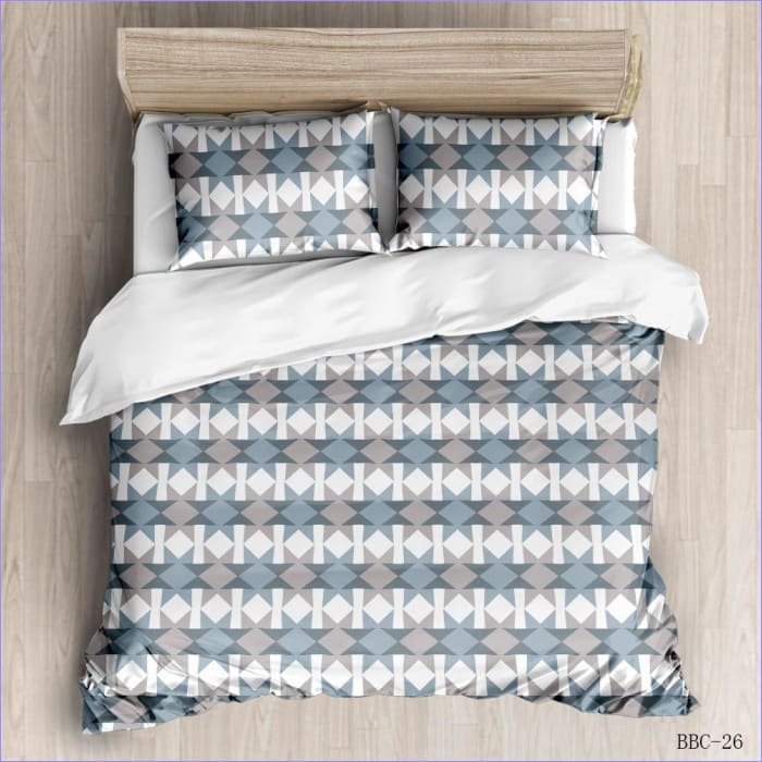 Capa De Edredom De Diamantes Coloridos Modernos