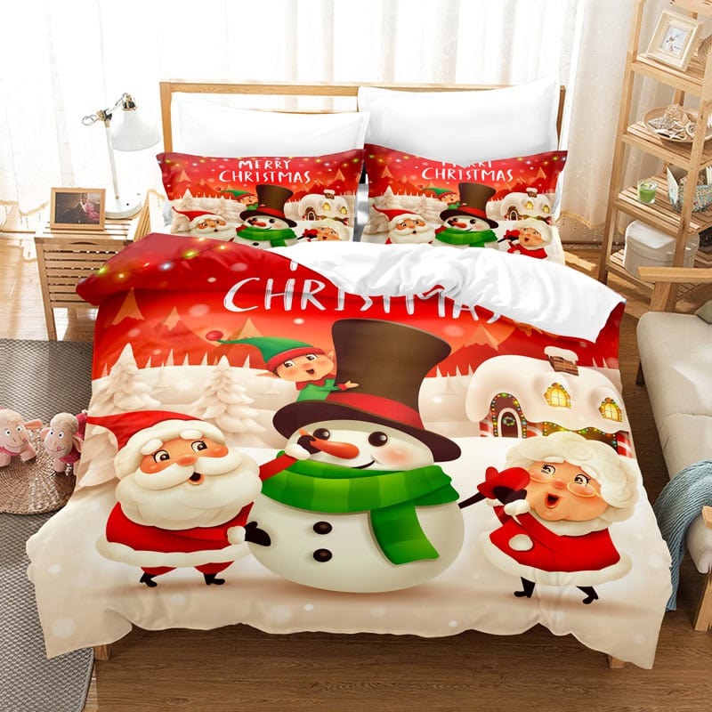 Capa De Edredon Dupla De Natal