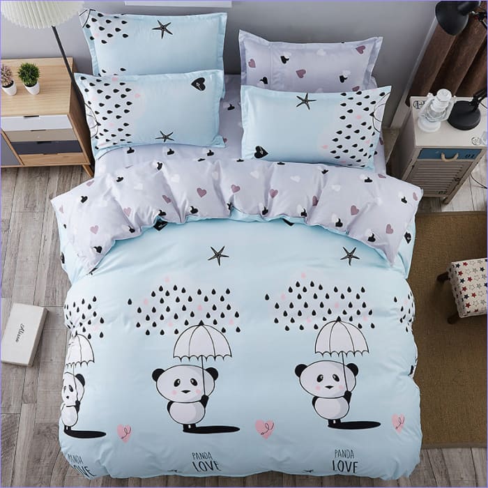 Capa De Edredon Guarda-Chuva Panda