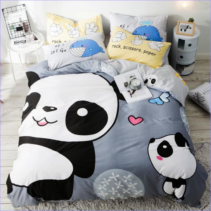 Capa De Edredon Kawaii Panda