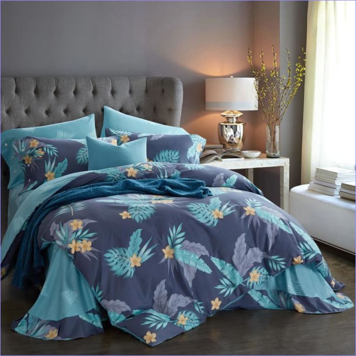 Capa De Edredom De Penas Exóticas