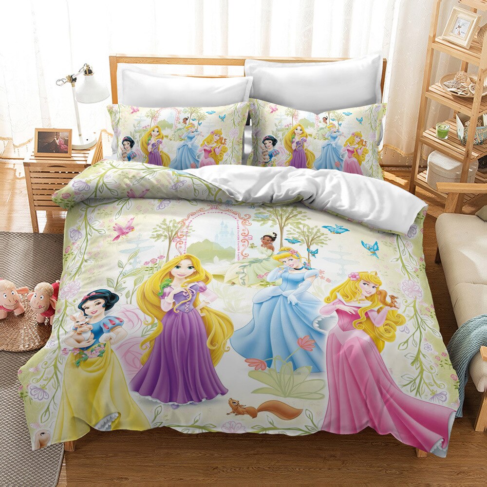 Capa De Edredon Disney Princess Garden