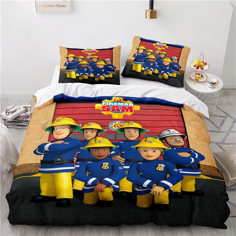 Capa De Edredon Fireman Sam Para 1 Pessoa