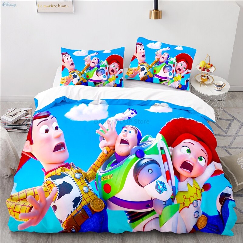 Capa De Edredom Toy Story Buzz, Woody E Jessie