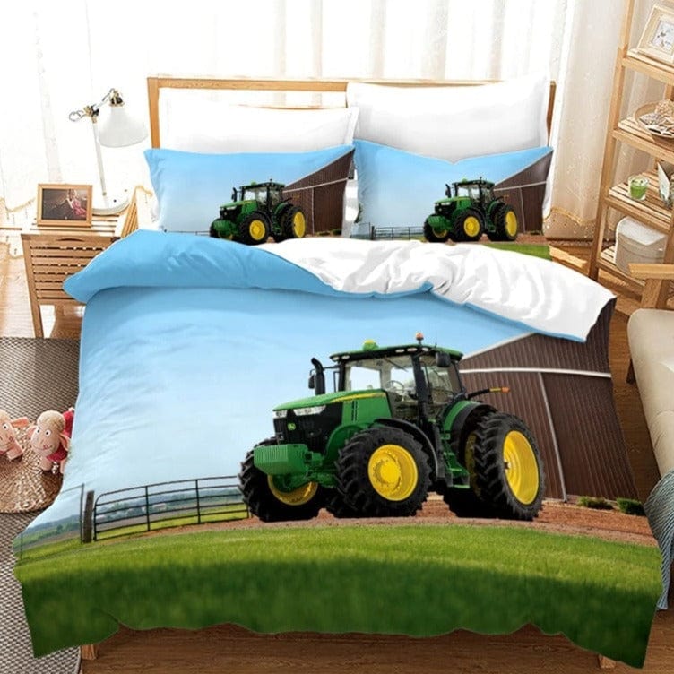 Capa De Edredom Verde John Deere Tractor