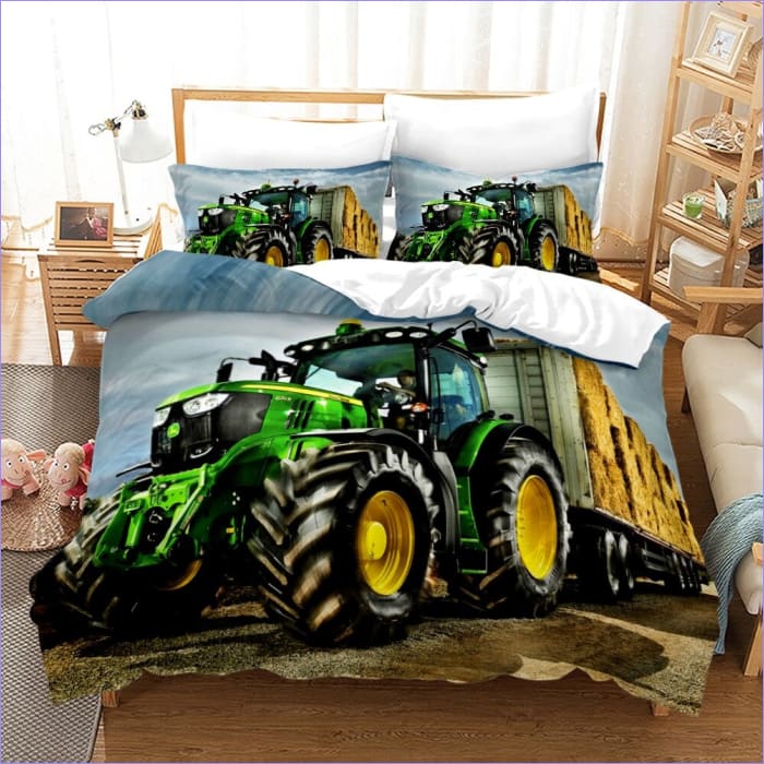 Capa De Edredom Silage Green Tractor