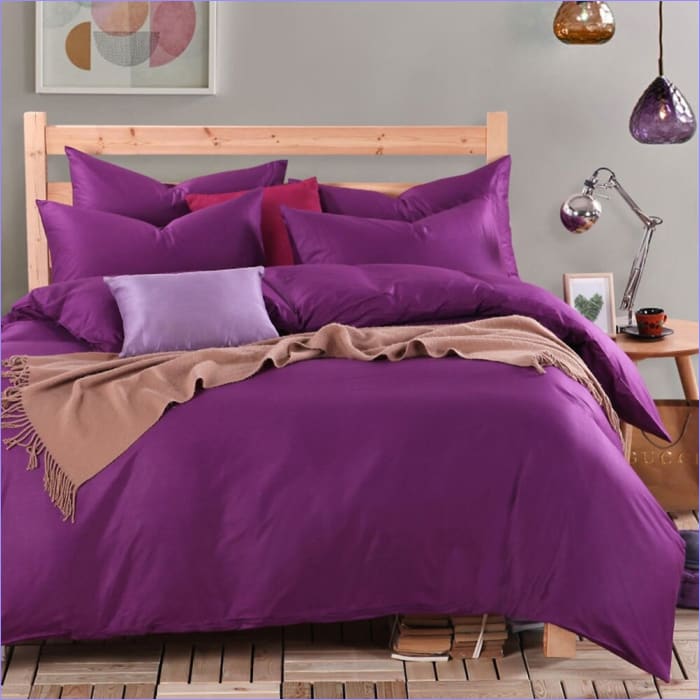 Capa De Edredom Violeta 2 Pessoas