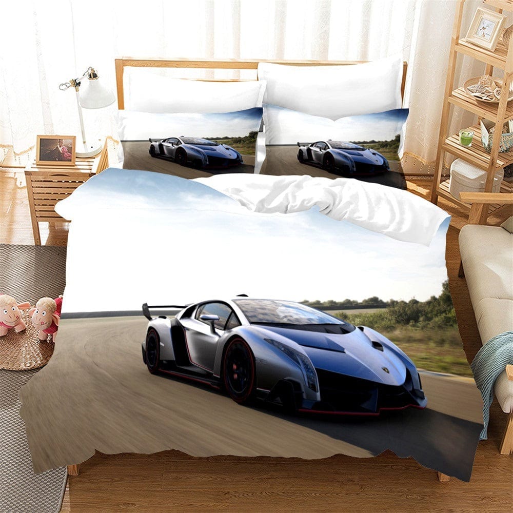 Capa De Edredom De Carro De Corrida