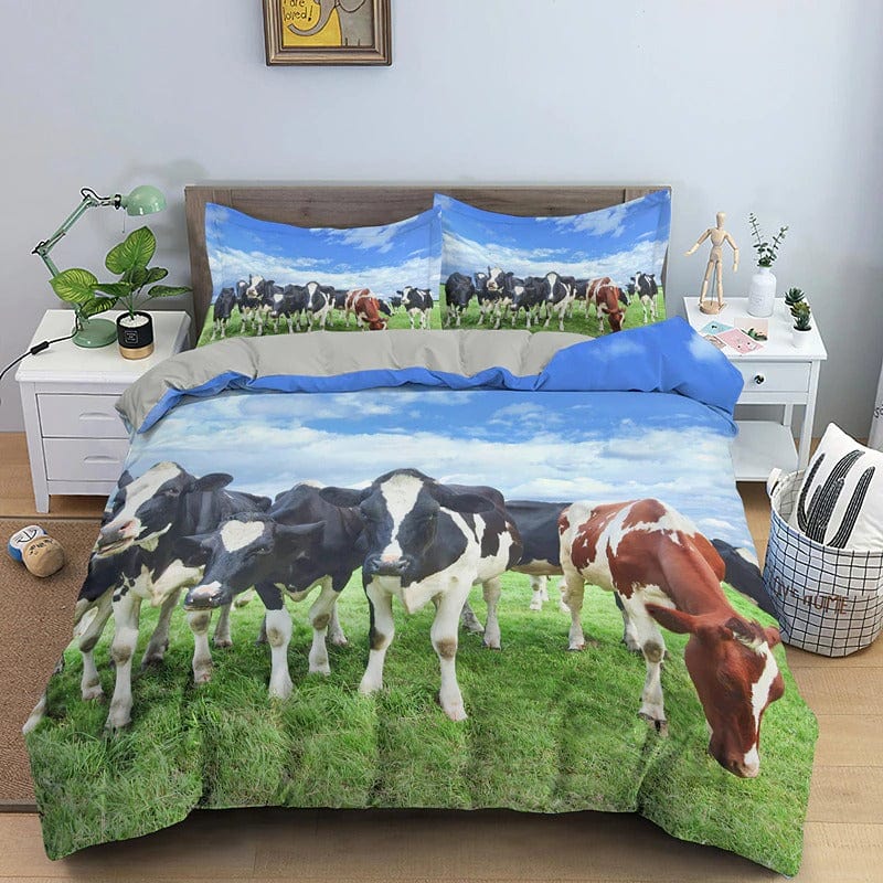 Capa De Edredom Com Vacas