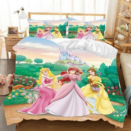 Capa De Edredon Do Castelo Das Princesas Da Disney