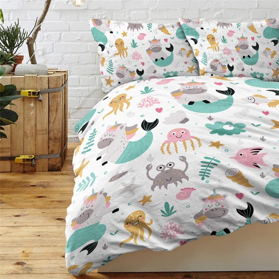 Colcha Com Estampa De Unicórnio