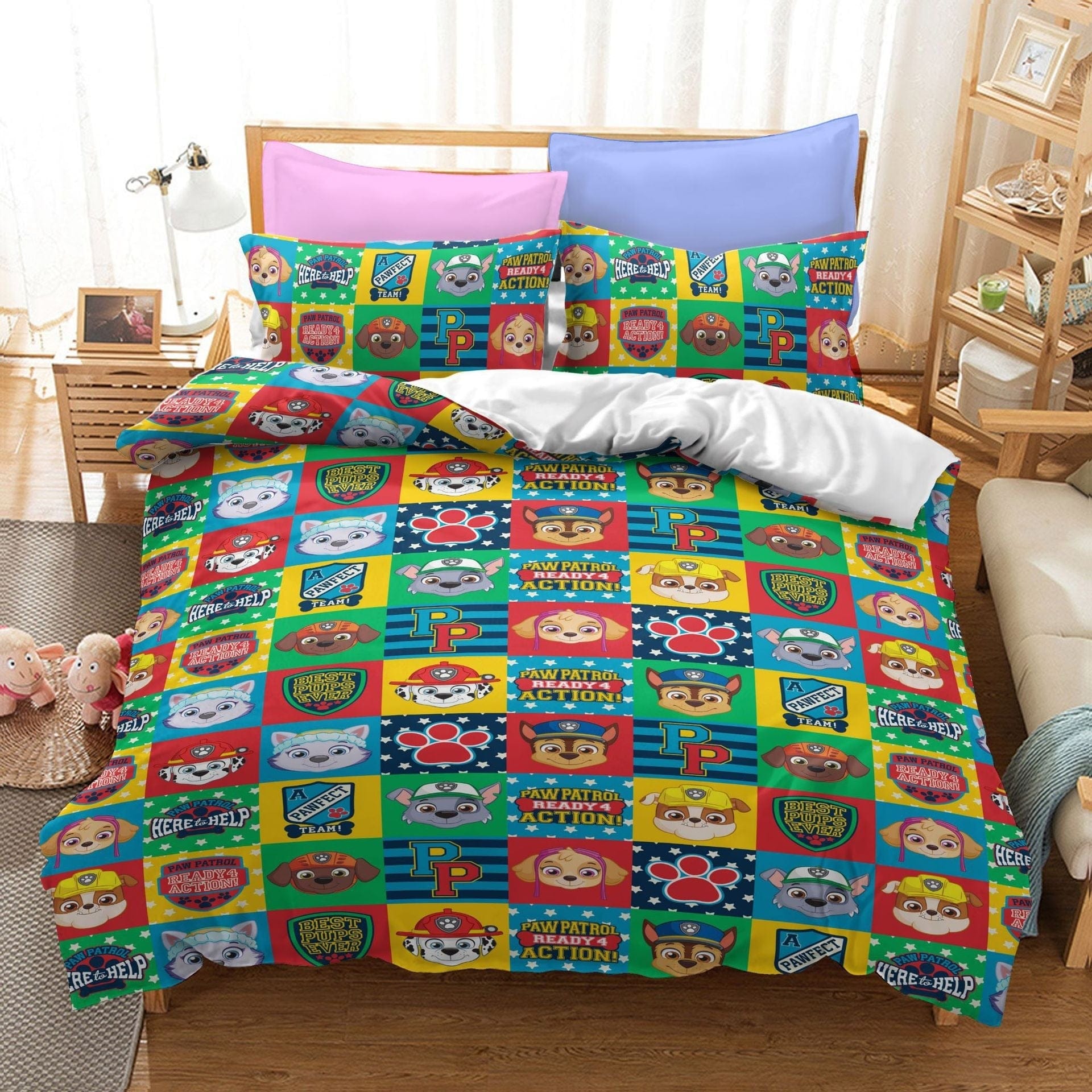Colcha Estampada Patrulha Canina
