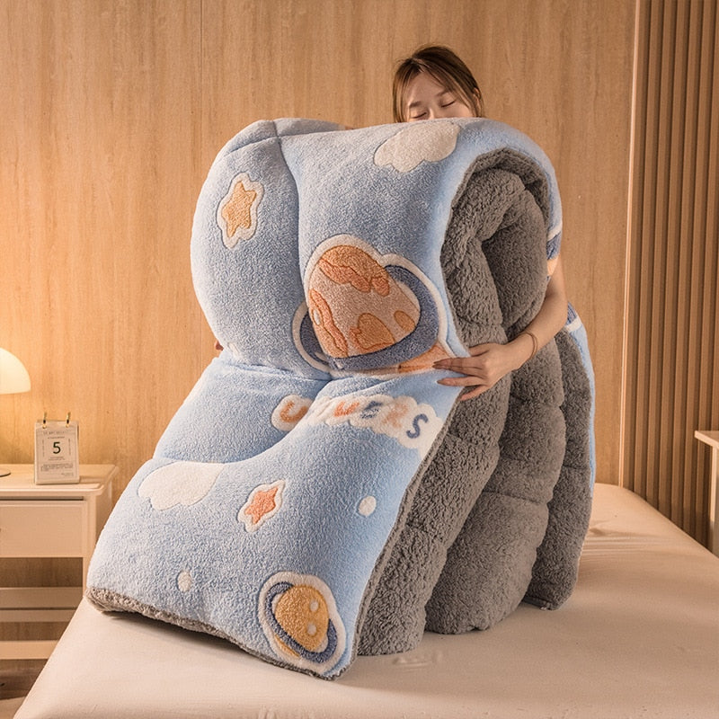 Edredom De Lã Blue Planet