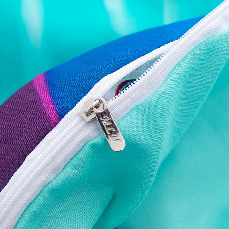 Conjunto De Cama Azul Anna E Elsa