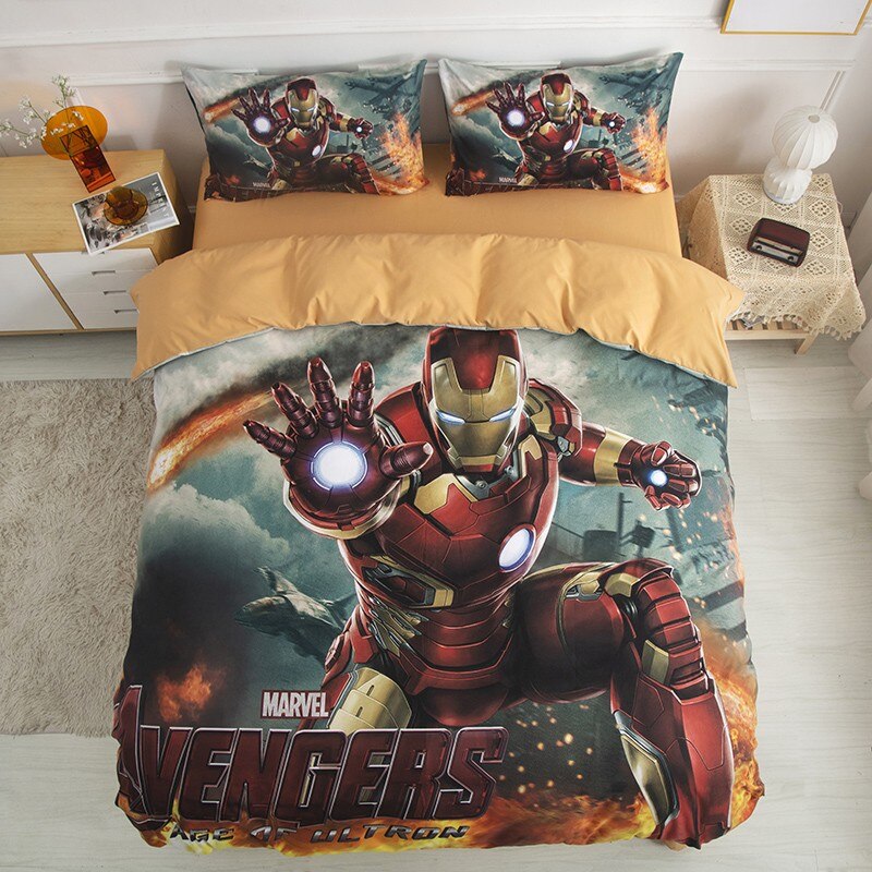 Jogo De Cama Homem De Ferro Dos Vingadores