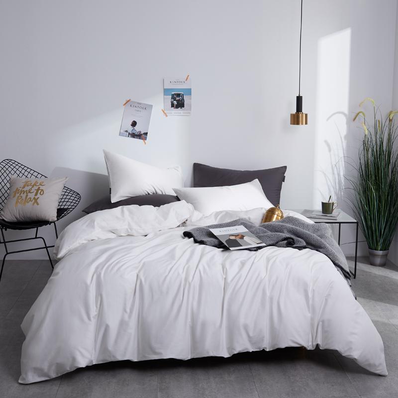 Conjunto De Cama Simples Branco 100% Algodão