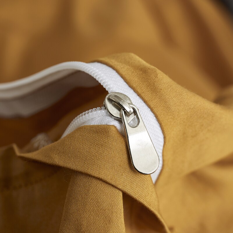 Conjunto De Cama Simples 100% Algodão Amarelo