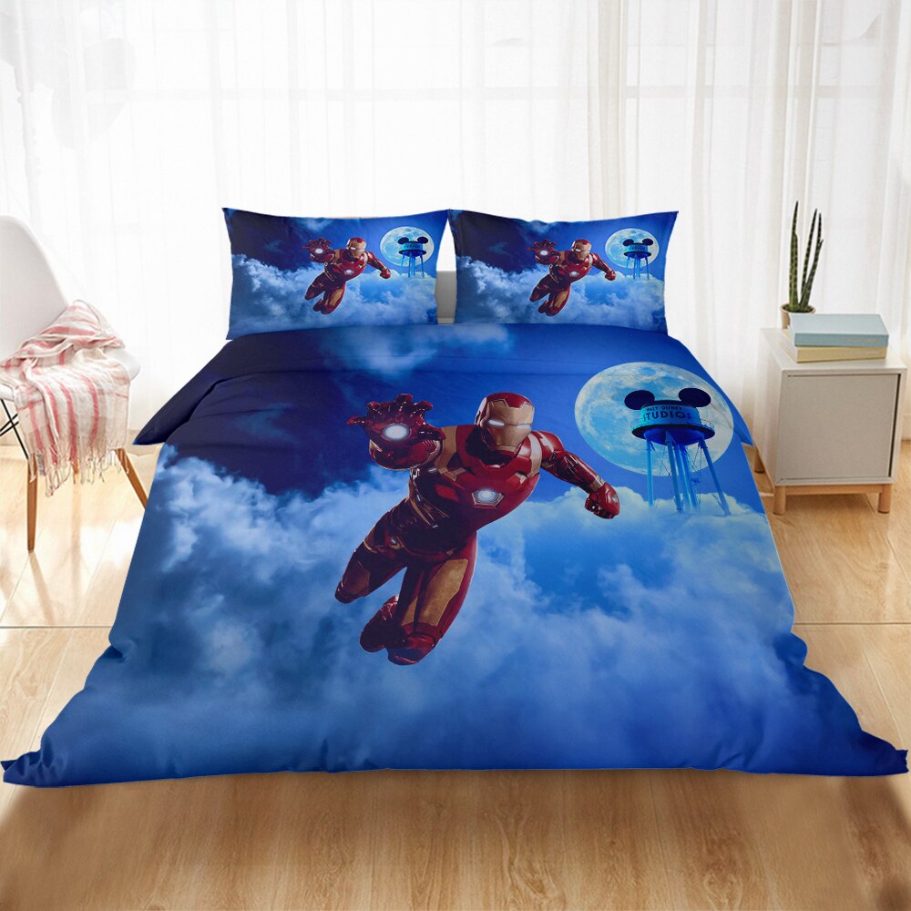 Capa De Edredom Vingadores Homem De Ferro No Céu